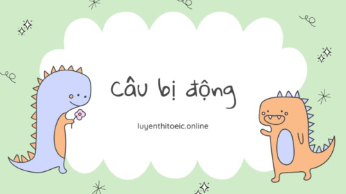 Câu bị động