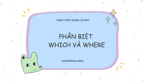 Phân Biệt Which và Where